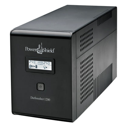 Power shield UPS device on a white background