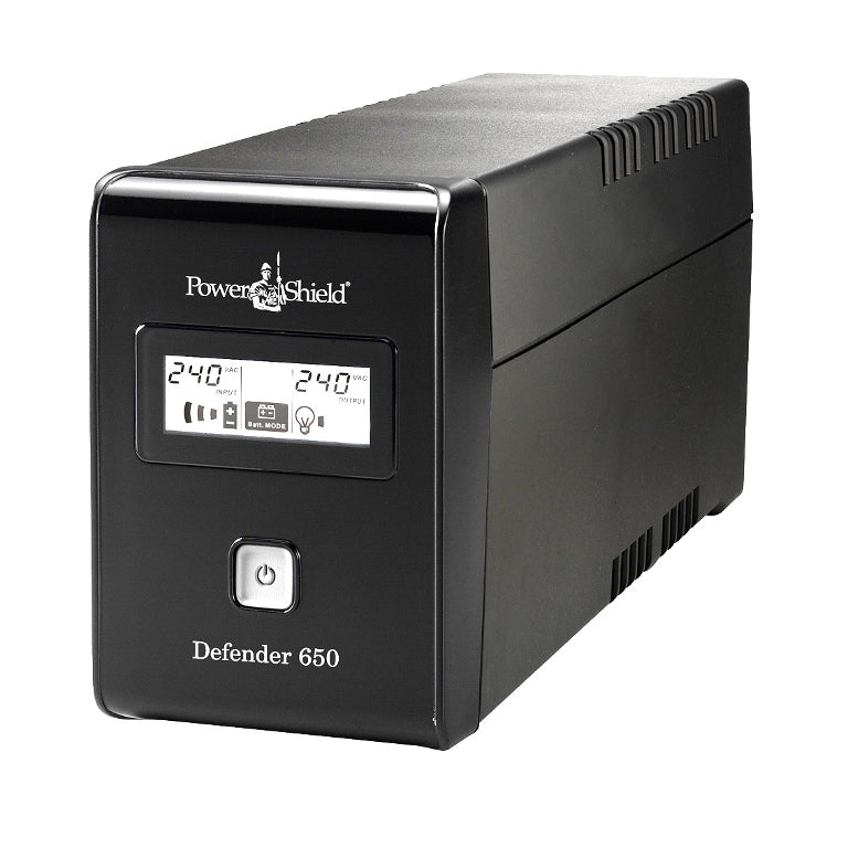 PowerShield Defender 650 UPS on a white background